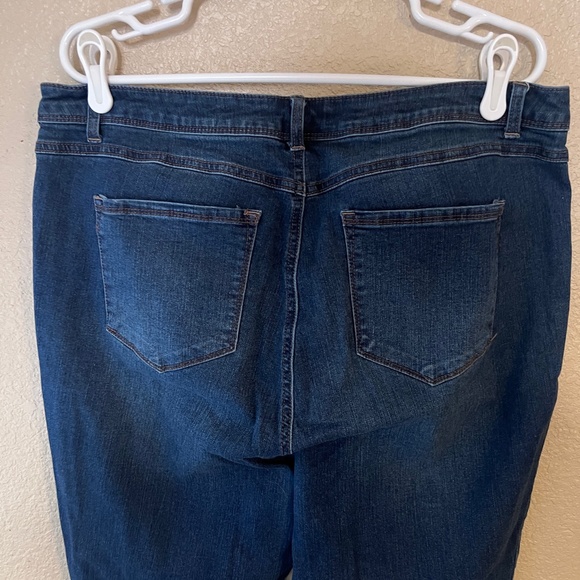 Women's 1822 Denim Roll Cuff Skinny Jeans / Size 20W - Picture 4 of 4